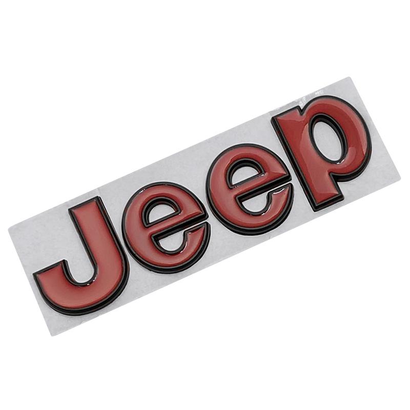13.5X4cm Metal for Jeep Grand Cherokee Wrangler Renegade Patriot Compass Liberty Commander Car Front Trunk Side Emblem Stickers