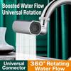 Waterfall Outlet Faucet Extender 360° Rotatable Sink Nozzle Head Water Tap Aerator  Home Washing
