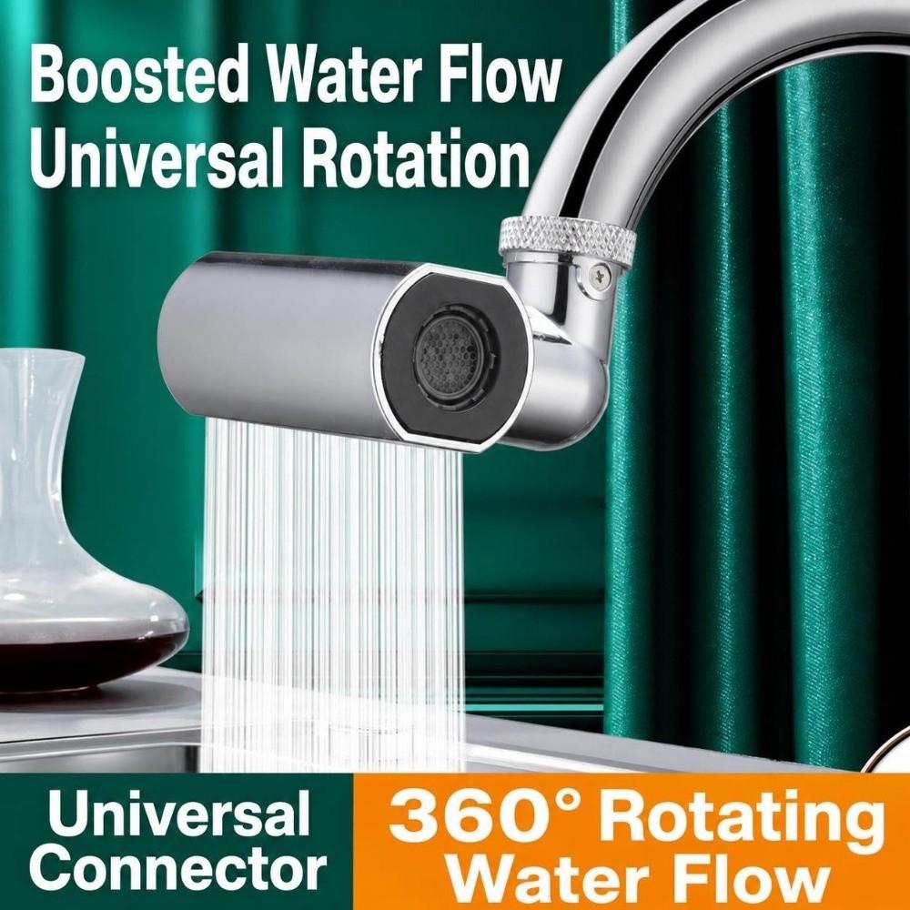 Waterfall Outlet Faucet Extender 360° Rotatable Sink Nozzle Head Water Tap Aerator  Home Washing