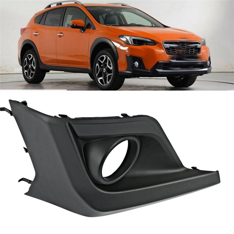 ABLZ-1Pair Front Bumper Fog Light Cover 57731FL092 57731FL082 For Subaru Crosstrek VX 2018- Accessories Fog Lamp Bezel Trim
