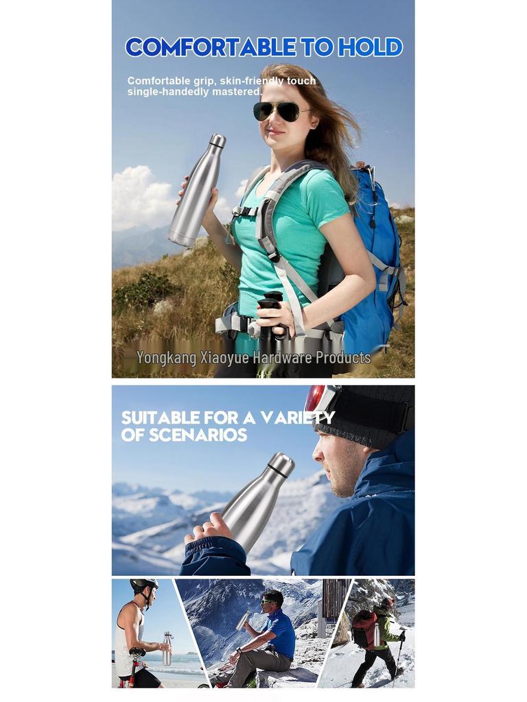 750ml Stainless Steel Insulated Cup with Removable Bottom for Outdoor Use - Cold Storage & Preservation