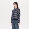 FivePlus Women's Striped Hooded Knit Sweater