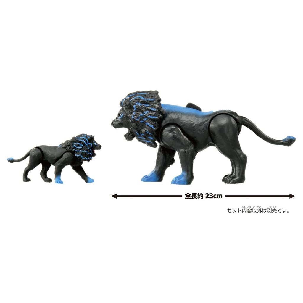 TAKARA TOMY Ania Adventure Continent Ania Kingdom Big Ania Laios Animal Dinosaur Toy Ages (Lion) 3+