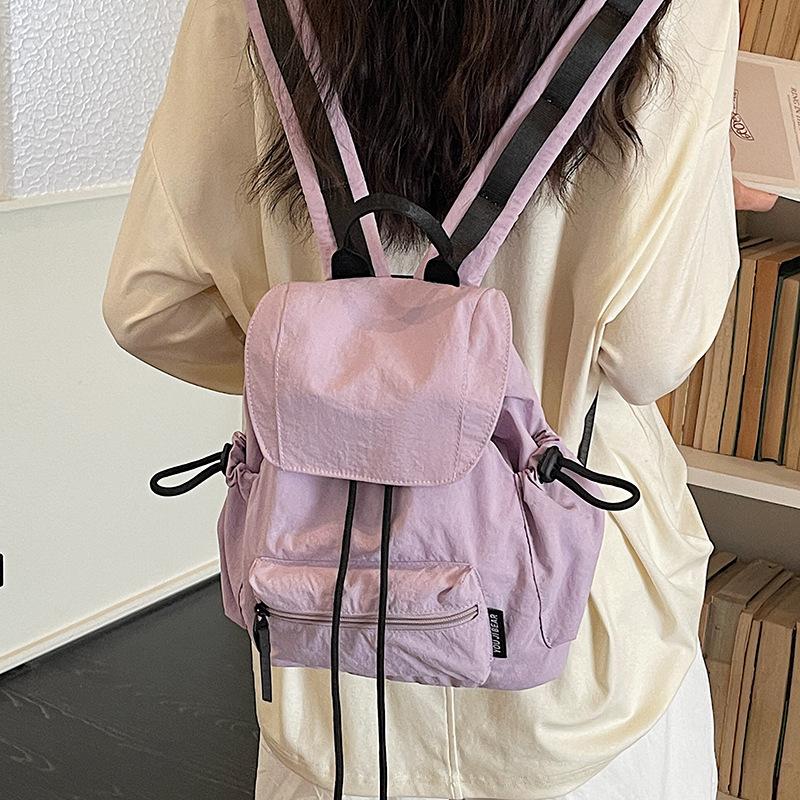 Schoolbag Handsome Mijia 1011 New Fashion Simple Lazy Wind Backpack Japanese Casual College Student School Bag Women's Backpack