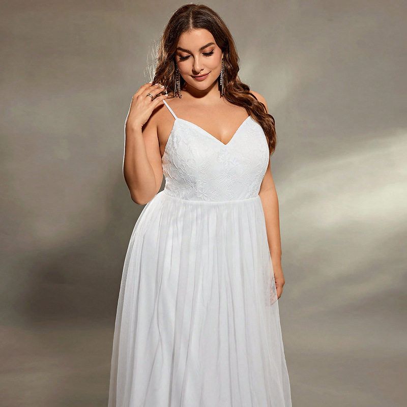 New Style Evening Dress European and American Plus Size Women's Clothing Cross-Border Sexy Birthday Long Dress Birthday Dress
