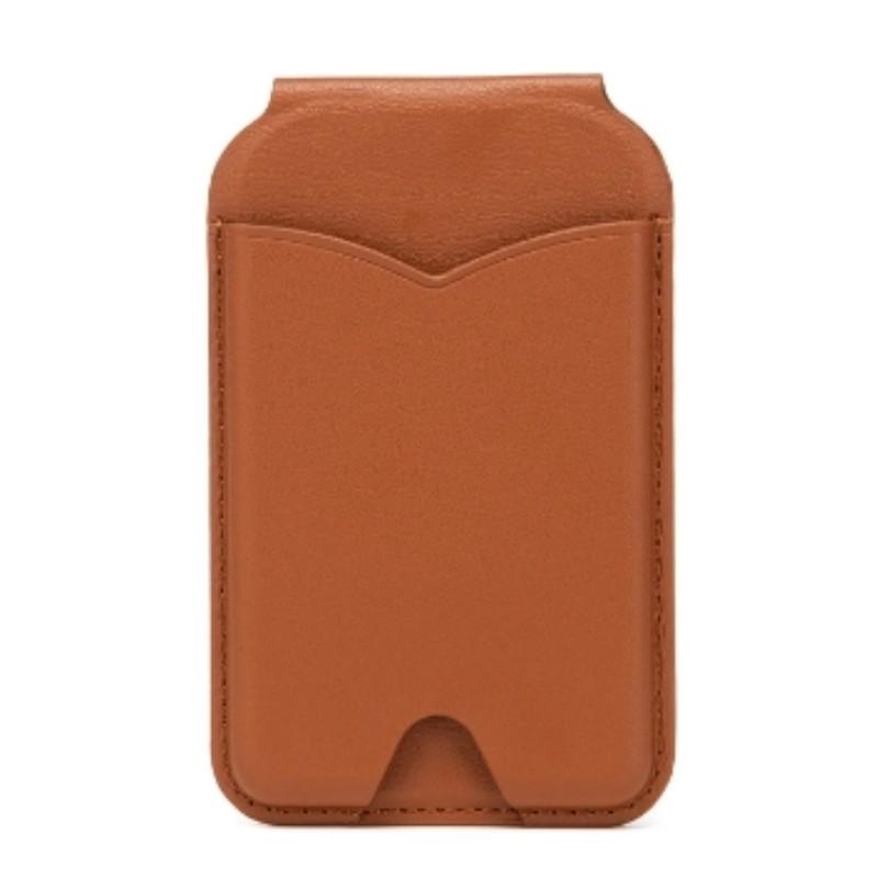 Für Magsafe Kartenhalter Starker Magnetischer Leder-Portemonnaie Für iPhone 17 ProMax Samsung Mit Schminkspiegel Faltbarer Handy-Ständer Hülle