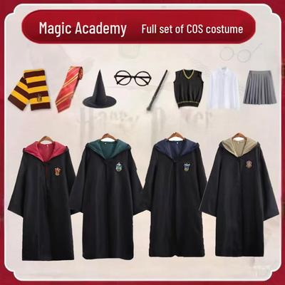 Harry Potter Kinder-Zauberakademie Robe - COS Umhang Schuluniform für Halloween-Auftritte