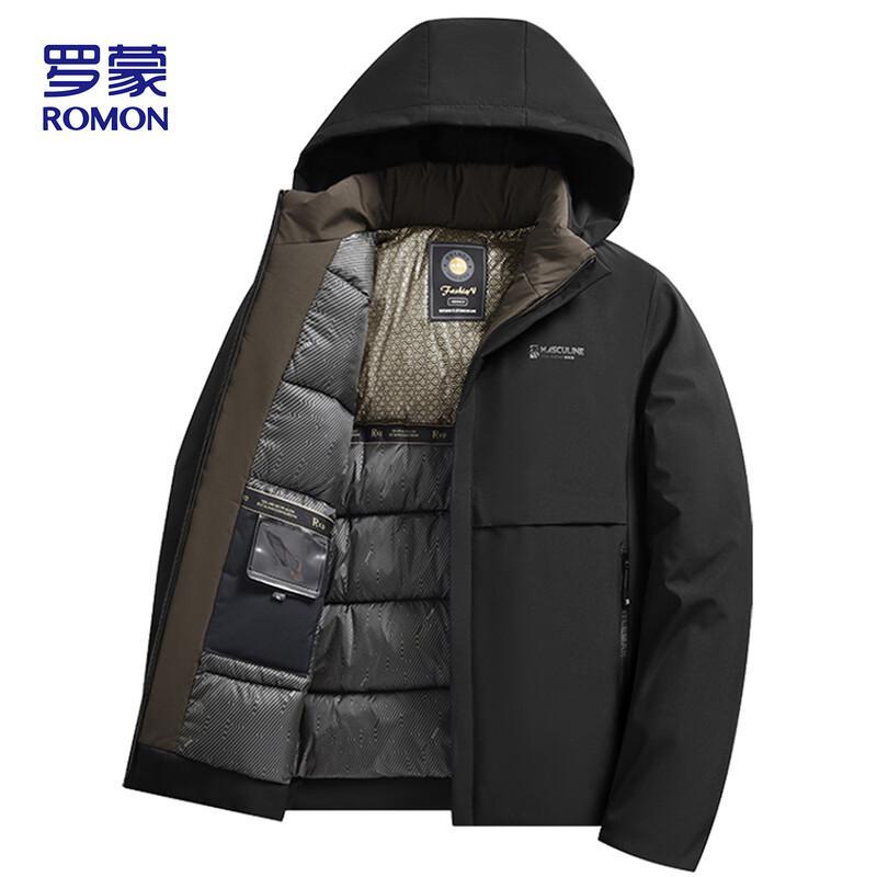 

ROMON Men s Graphene Insulated Business Casual Padded Jacket 2XL