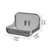 2Pcs Clearly plastic Soap Dish Modern Waterproof Soap Holder Easy Installation Bathroom Essential Shelf Kitchen Friendly