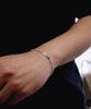 Valik [925 Silver] No. 88 Green Tag Ball Chain Bracelet