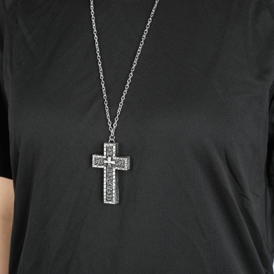 Korean Game Necklace Ten-Shaped Pendant Necklace with Secret Compartment Cosplay Squid Necklace for Role-Play Party Fans Gift