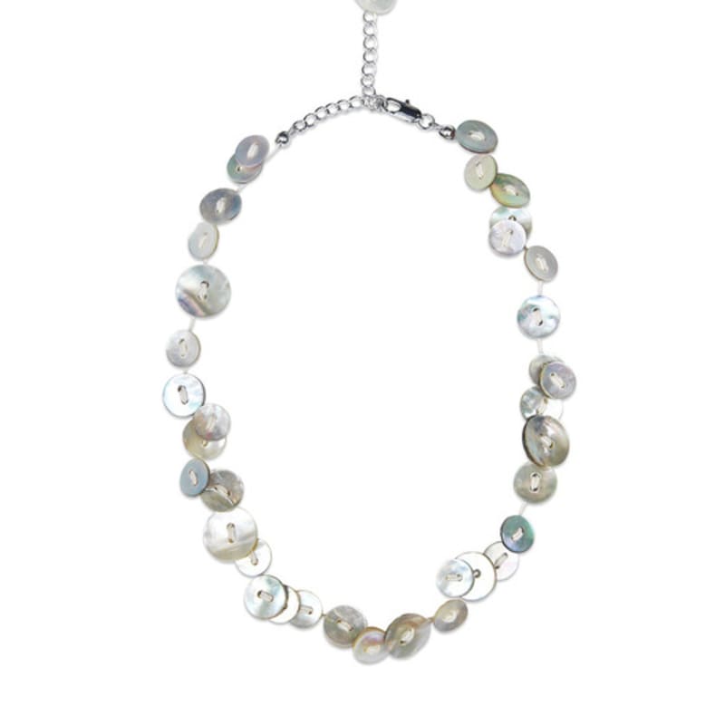 THE YNE SHELL BUTTON NECKLACE