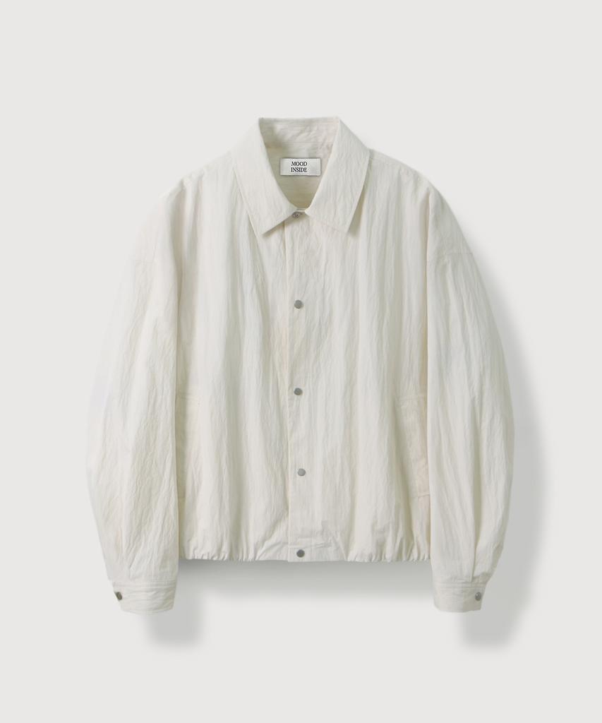 Mood Inside Crispy Nylon Collar Jacket_4 Colors