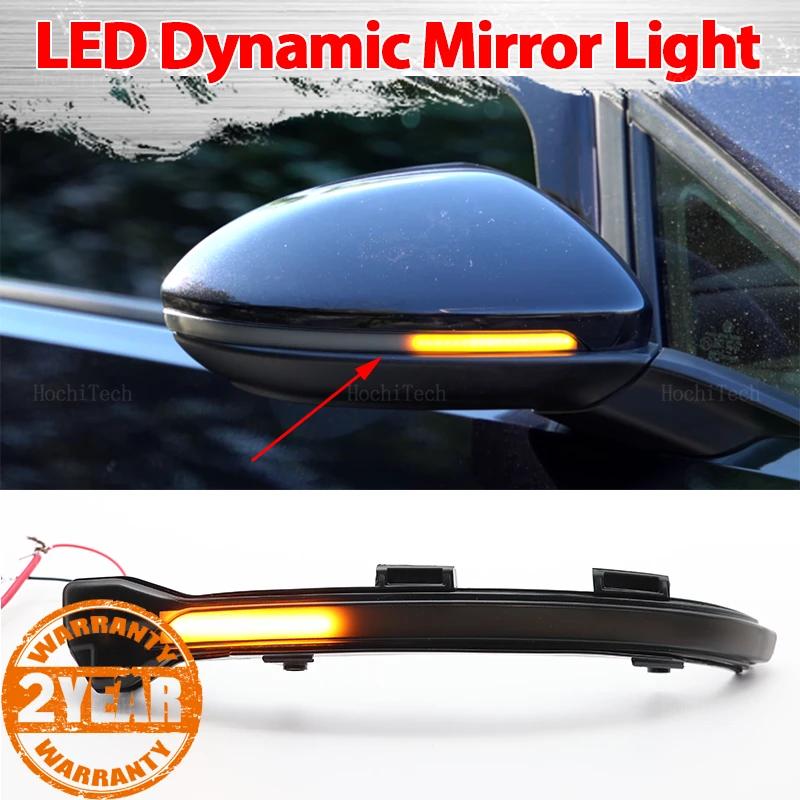 For VW Golf 7 GTI R GTE GTD MK7 7.5 Touran Jetta MK7 Dynamic LED Turn Signal Lights Rearview Mirror Indicator Blinker Repeater