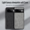 EUCAGR For Google Pixel 11 Pro XL Luxury Sheepskin PU Leather Phone Case For Pixel 11Pro XL Silicone Shockproof Back Cover