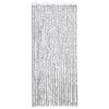 Insect Protection Curtain Light and Dark Grey 90 X 220 Cm Chenille
