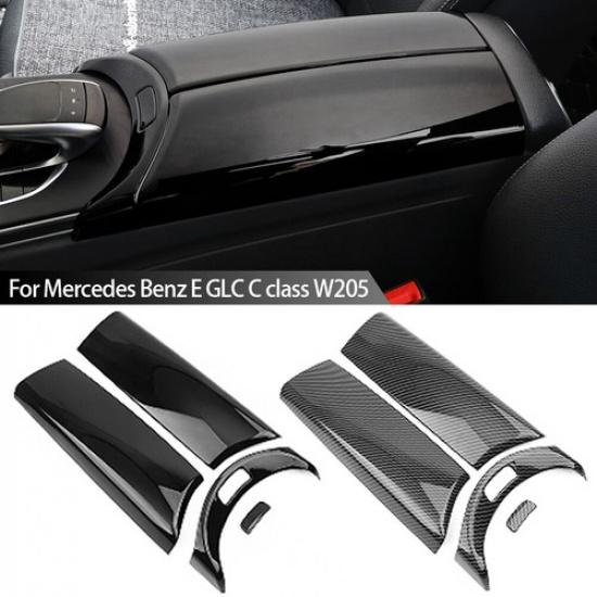 Car Center Armrest Box Panel Switch Button Cover For Mercedes Benz E GLC C W205