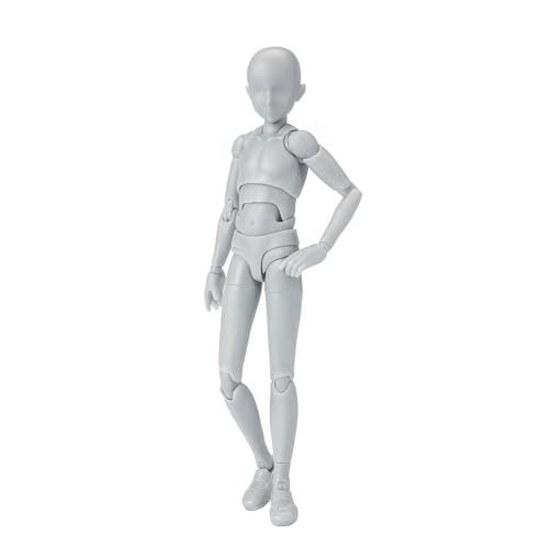 TAMASHII NATIONS S.H. Figuarts Body-kun - School Life Edition DX SET (Gray Color Ver.) Approximately 135mm PVC ABS Movable Figure