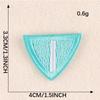 Duoku English Alphabet Cloth Sticker Computer Embroidery Label Small Patch Clothing Textile Accessories Embroidery Sticker