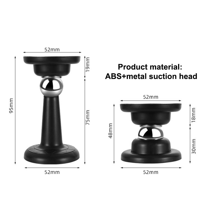 Stainless Steel Magnetic Doorstop Non-Punch Wind-Proof Door Stopper Wall Mounted Floor Mounted Door Holder Door Hardware