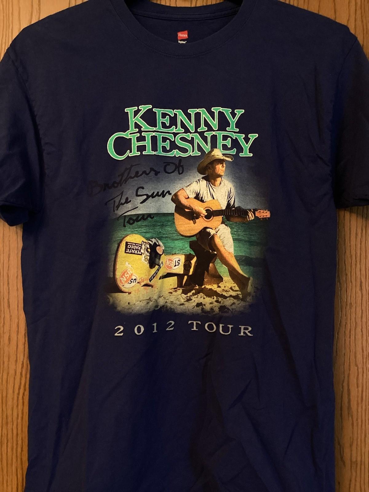 Kenny Chesney - “Brother Of The Sun Tour” - 2012 Blue Shirt - 2 Sided - L XXXL