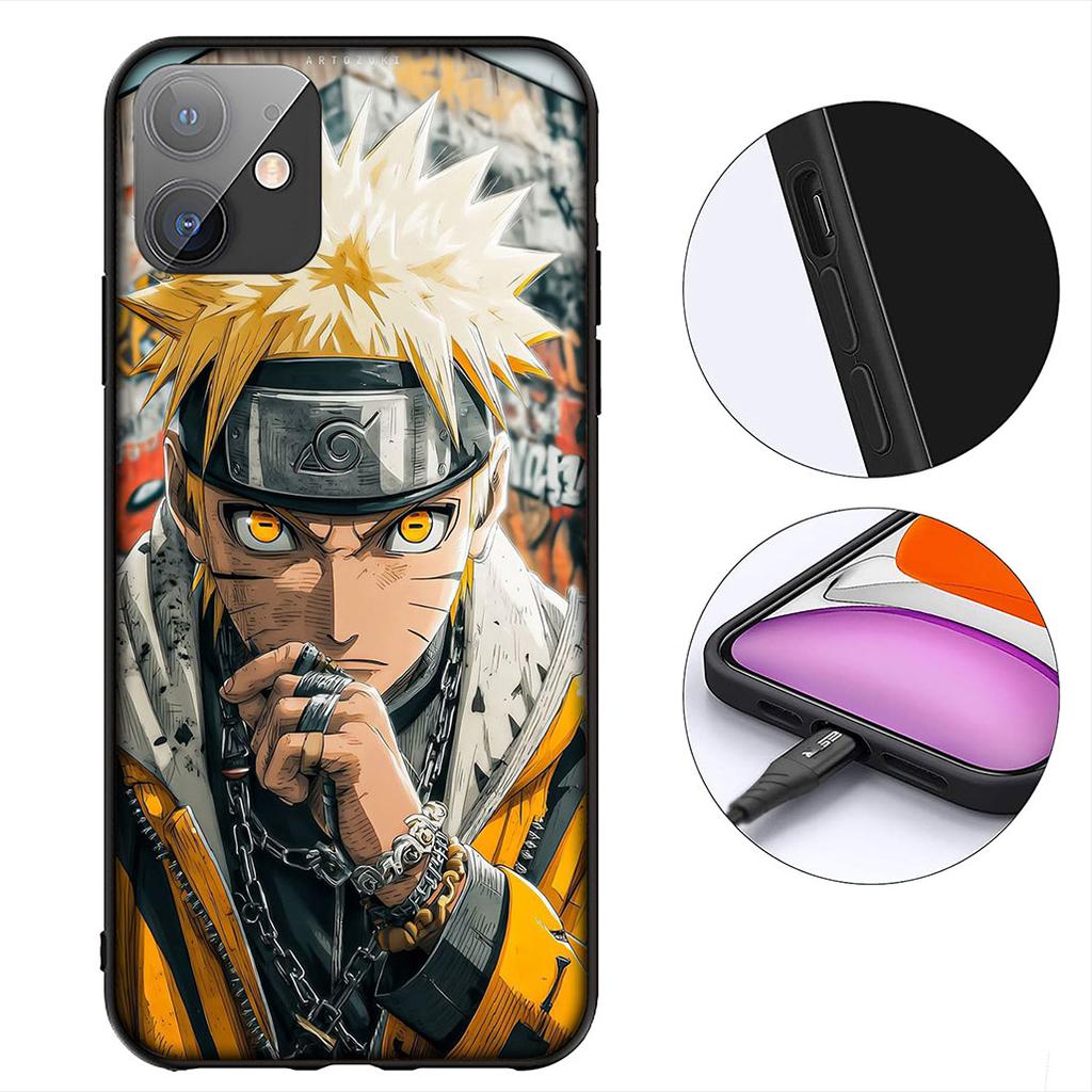 Sasuke Uchiha Naruto Nara Shikamaru Phone Case for Samsung Galaxy S22 S21 S20 FE Ultra Plus A35 A36 A37 A33 A34 A04 A71 Cover
