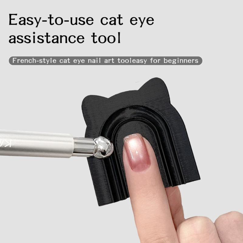 Cat Eye Magnet Tool Double-Ended Nail Art Magnet Stick For Diy Magnetic Cat Eye Gel Special Nail Tool French Nail Uv Magnetic