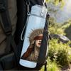 1PC Thorn Crown Woman Portrait 750ml Color Plastic Sports Water Bottle Leakproof Flip Straw Lid Suitable for Sports Office Home Use