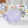 Double Layer Simple Stationery Case Large Capacity Student For School Kids Office