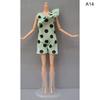 1Set Fashion Outfits for 1/6 Doll Casual Skirt Vest Shirt Pants Dress Dollhouse Accessories Clothes