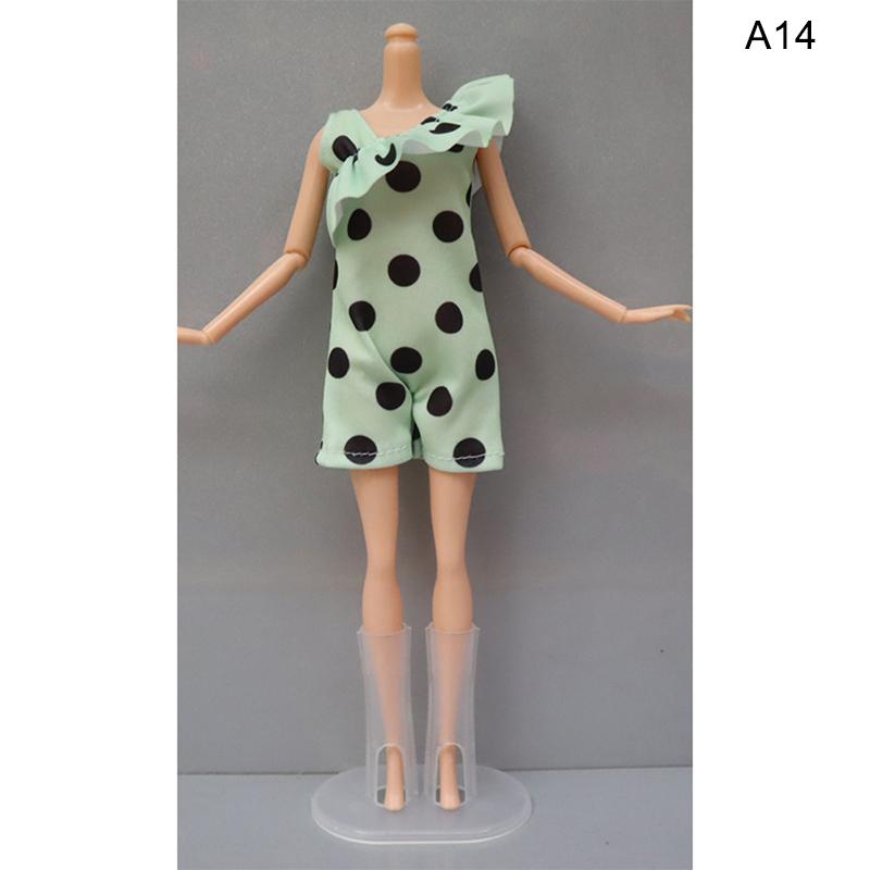 1Set Fashion Outfits for 1/6 Doll Casual Skirt Vest Shirt Pants Dress Dollhouse Accessories Clothes