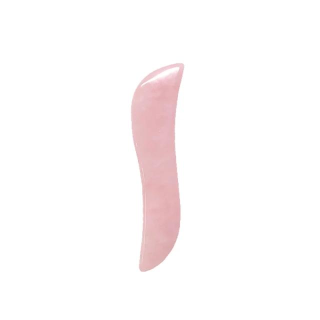 Natural Jade S-Shape Scraping Board Rose Quartz Obsidian Gua Sha Massager Spa Acupuncture  Facial Lifting Skin Care Beauty Tool