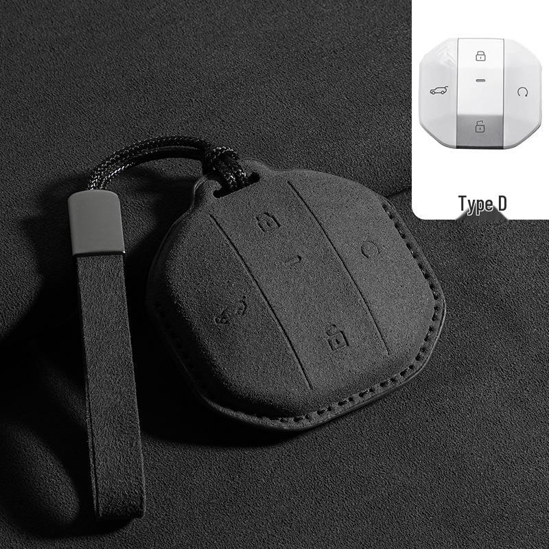 Jetour X70/X70Coupe/X90/X95 Premium Suede Key Case & Buckle