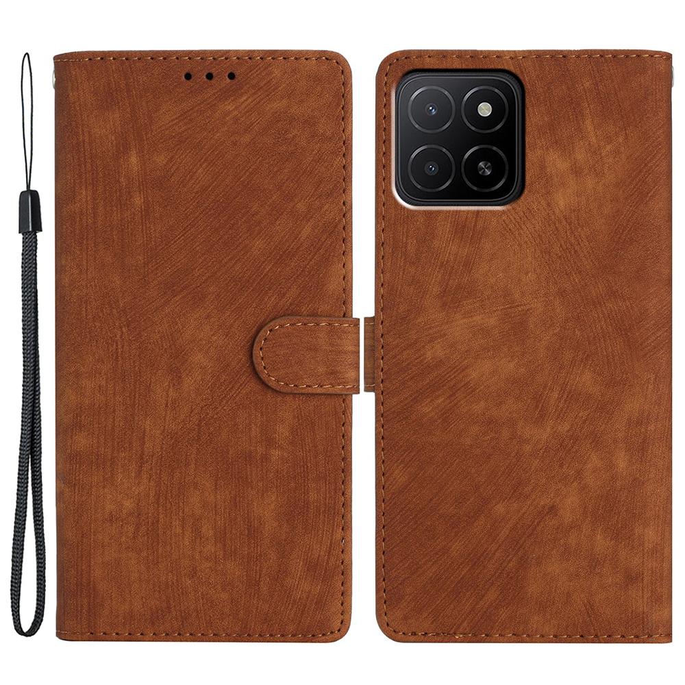 Für Honor X5b/X5b Plus Hülle mit Kartenfächern Hautgefühl PU-Leder Handyhülle Ständer