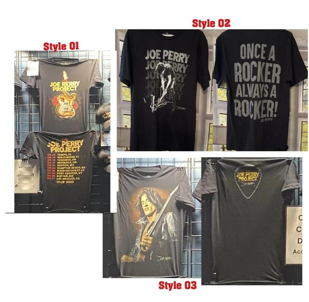 HOT The Joe Perry Project Tour 2025 TShirt All Size S3XL reprint Unisex T-Shirt XXL