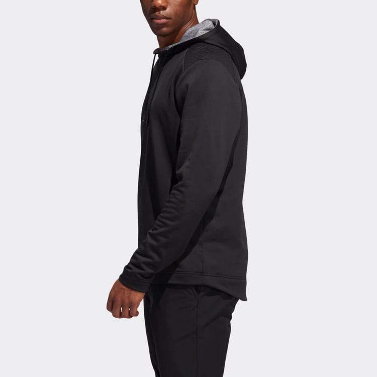 adidas Sweatshirts Men's Black Hooded Moderate Regular FQ8473