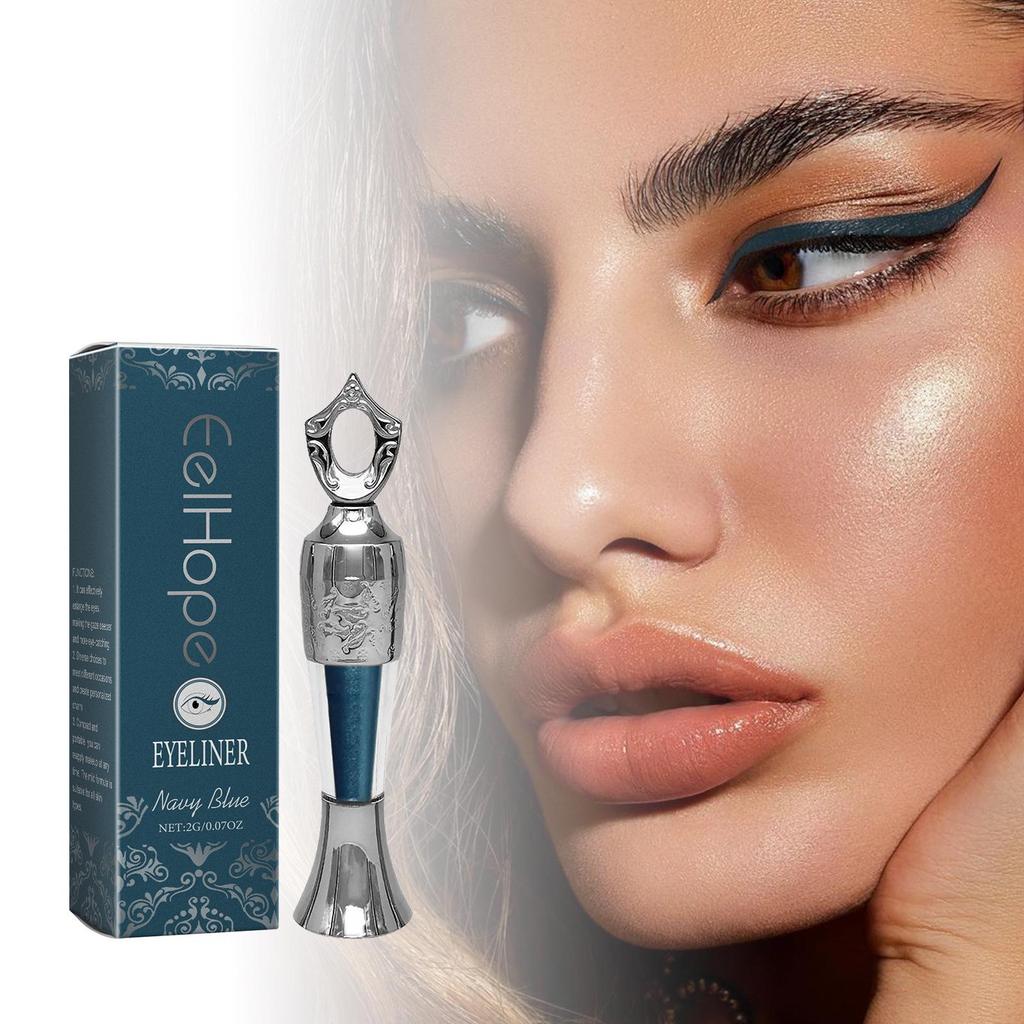 Eelhope Deep Blue Moisturizing Eyeliner - Long-Lasting and Eye-Enhancing