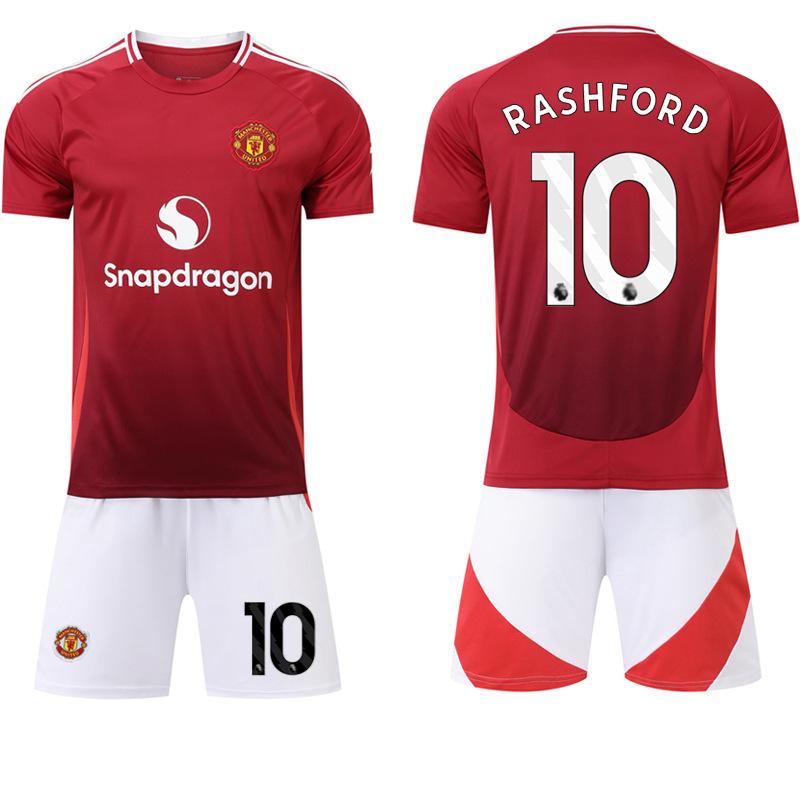 

2024-25 Манчестер Юнайтед красная домашняя футболка №10 Рэшфорд Футбольные футболки 18