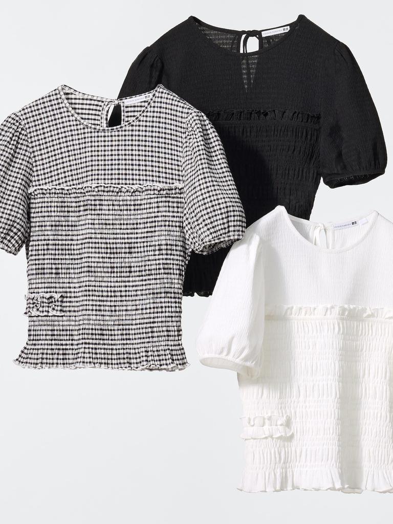 Shirred Volume Sleeve T-shirt
