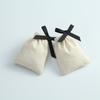 50 szt. Bawełniana Juta Torebka na Biżuterię Małe Naturalne Płócienne Torebki na Naszyjnik Kolczyki Pierścionek Saszetka Ślubna Boże Narodzenie Impreza Cukierki Prezent