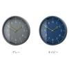 Interform Wall Clock CL-4344NV Veteri Navy/Mustard Yellow Wood W29.5 X H29.5 X D4.5cm