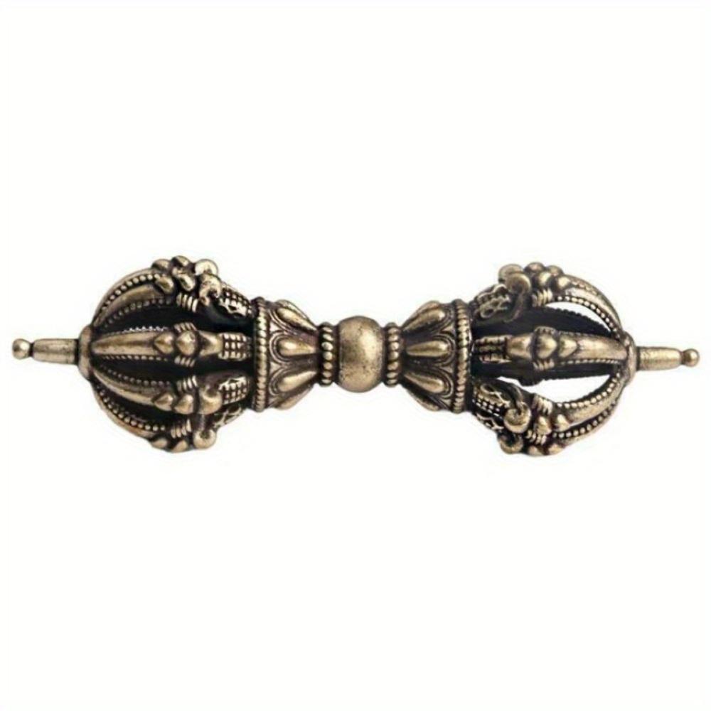 1 Stück Vintage Kupfer Feng Shui Ornament Religiöse Sammlung Buddha Instrument Heimdekorationen Antike Messing Schreibtischdeko