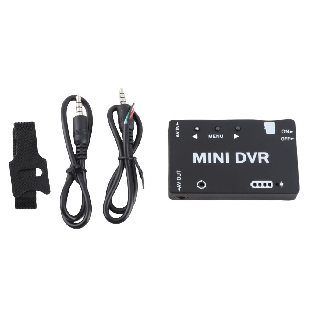 Mini FPV DVR Module NTSC PAL Switchable Built In Battery Video Audio FPV Recorder for RC Models