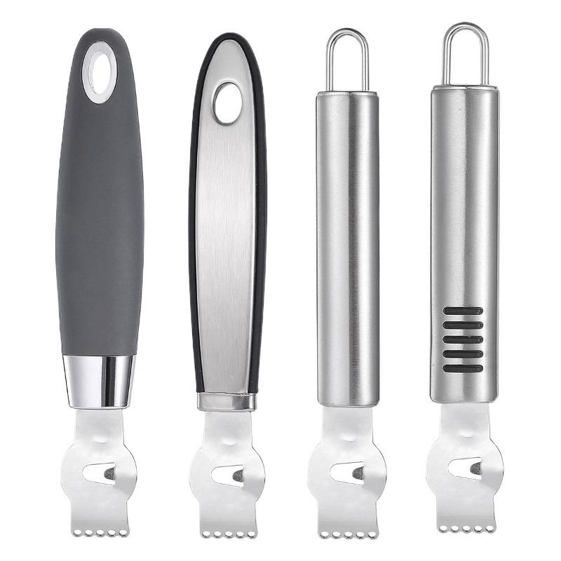 Lemon Citrus Zester Tool Cheese Grater Multipurpose Grooved Channel Knife scraper,Stainless Steel Blade