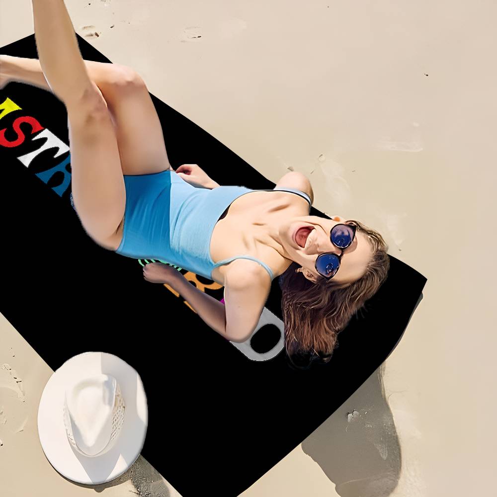 T-Travis S-Scott A-Astroworld Microfiber Printed Beach Towel Mountain Climbing Yoga Beach Swimming Running Absorbent Soft Towel