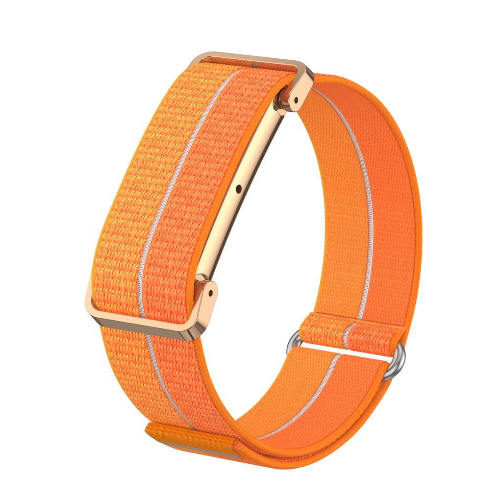 Nylon Strap + Metal Case for Google Fitbit Air Soft Breathable Loop Wristband Replacement Sport Strap Fits for Fitbit Air Band
