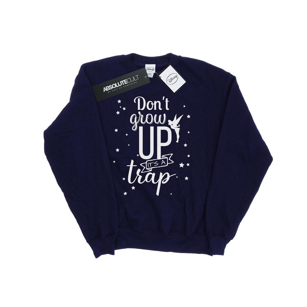 Disney Womens/Ladies Tinker Bell Don´t Grow Up Sweatshirt