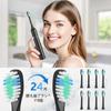 Sonic Electric Toothbrush with Sonic 8 Replacement IPX7 6 and Storage Portable and Perfect for Travel Vibration, Brushes, Waterproof, Modes, Case,