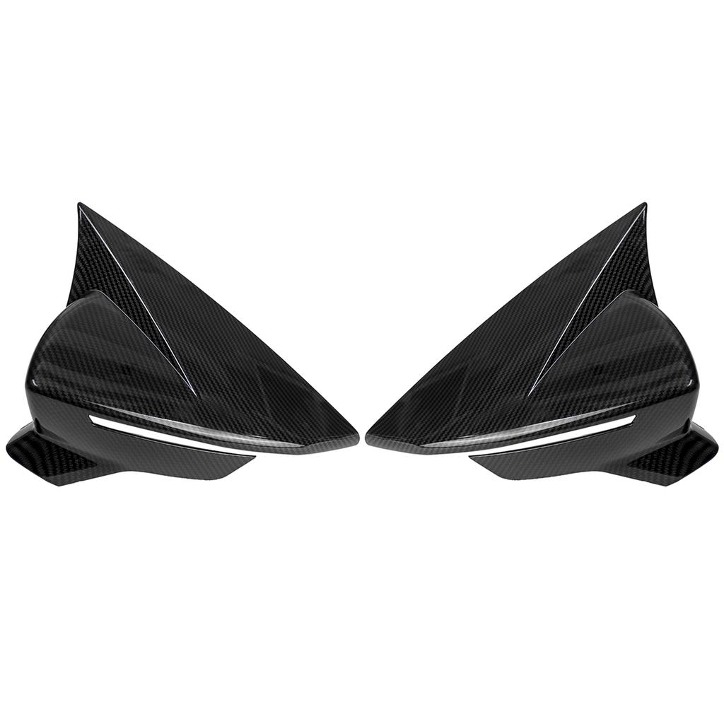 Akozon Couverture De Rétroviseur, Paire De Coques De Protection Pour Rétroviseur ABS Protecteur De Rétroviseur Gauche Droit ABS Remplacement Pour Mk3 5F St Cupra(Motif En