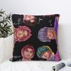 Saja Boys Kpop Dämonenjäger Rosa Kissenbezug Weicher Polyester Kissenbezug Geschenk Dekokissenbezug Zuhause Reißverschluss